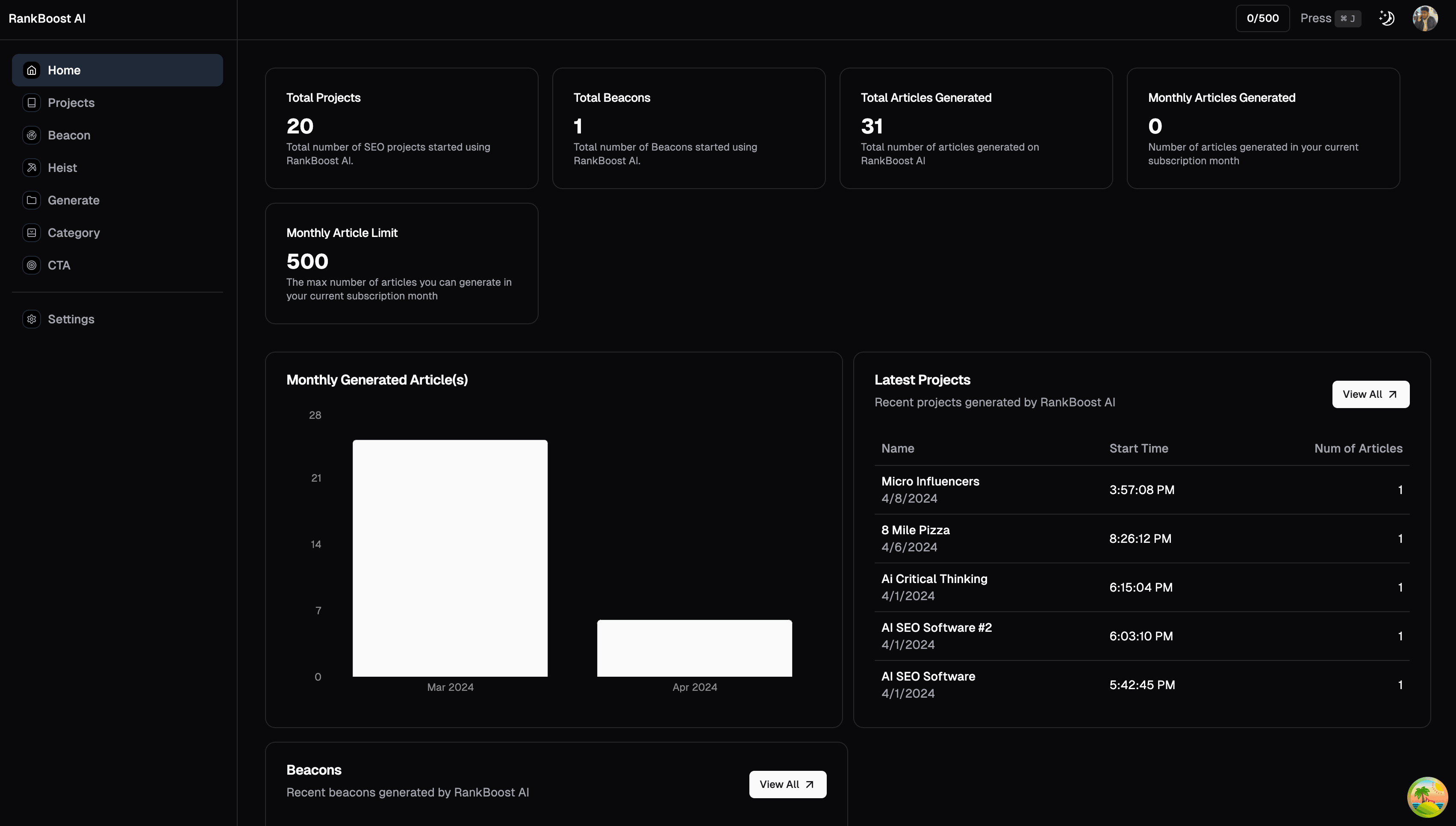 WVE Energievergelijker Dark Mode Dashboard Preview